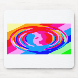 Rainbow magic mouse mat