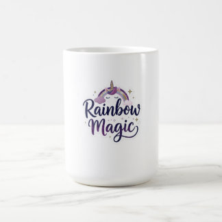 Rainbow Magic Mug | Colourful Rainbow Coffee Cup |