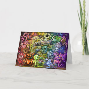 Rainbow Magical Creatures Card