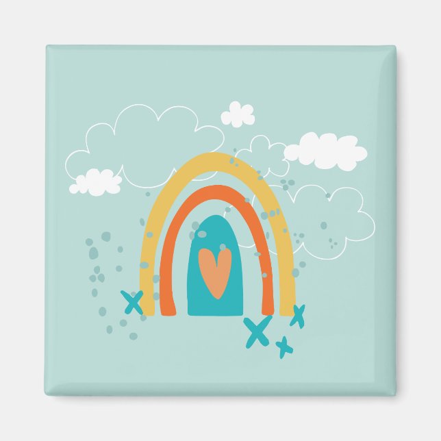 Rainbow magnate magnet (Front)