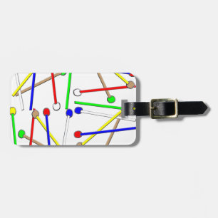 Rainbow Mallets Luggage Tag