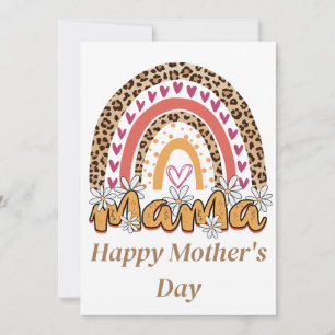 Rainbow Mama Happy Mother's Day Card