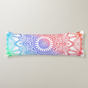 Rainbow Mandala Body Cushion