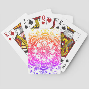 Rainbow Mandala Deck of Cards