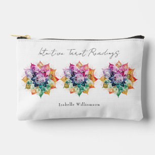 Rainbow Mandala Esoteric Psychic Oracle Tarot Card Accessory Pouch