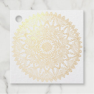 Rainbow Mandala Favour Tags