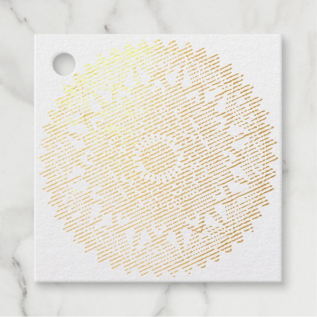 Rainbow Mandala Favour Tags (Front)