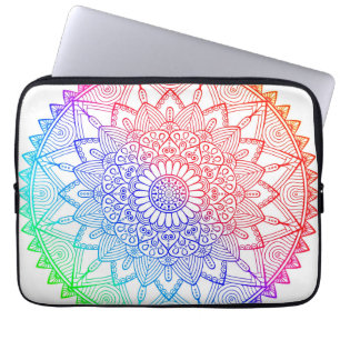 Rainbow Mandala Laptop Sleeve