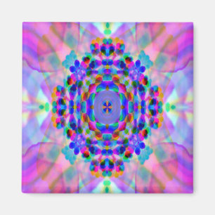 Rainbow Mandala... Magnet