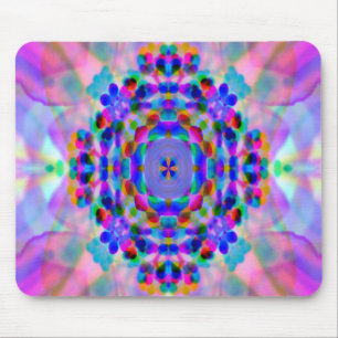Rainbow Mandala.... Mouse Mat