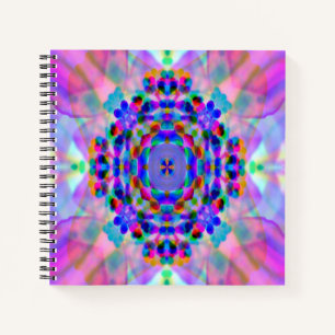 Rainbow  Mandala.... Notebook