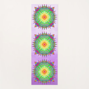 Rainbow Mandala Yoga Mat
