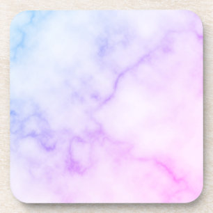 Rainbow Marble Pattern Coaster