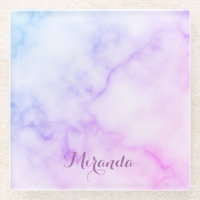 Rainbow Marble Pattern with Personalised Name
