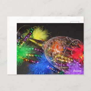 Rainbow Mardi Gras Postcard