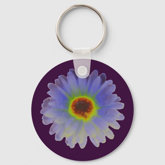 Rainbow Marigold Keychain (Front)