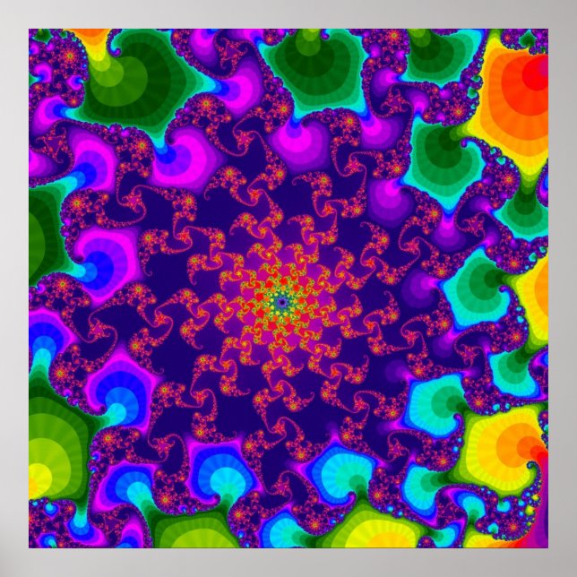 Rainbow Marigold Poster (Front)