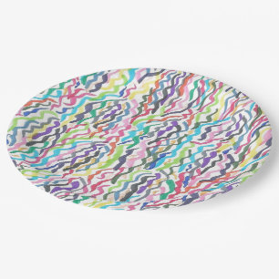 Rainbow Marks  Paper Plate