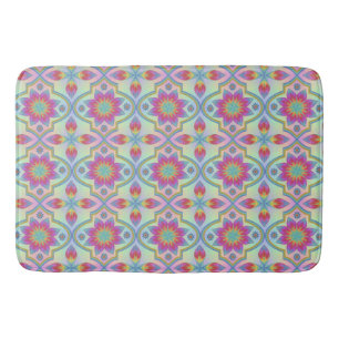Rainbow Marrakesh Pattern Bath Mat