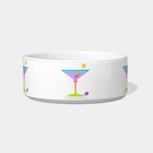 RAINBOW MARTINI COCKTAIL SNACK BOWL