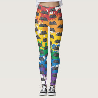 Rainbow Memento Mori Leggings