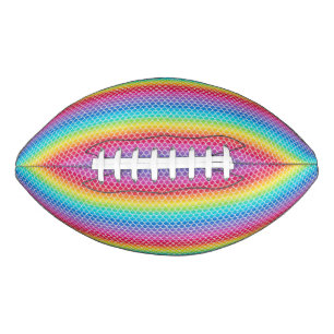 Rainbow mermaid Football American Football