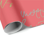Rainbow Merry Christmas Beautiful Red Cherry Wrapping Paper<br><div class="desc">Spread holiday cheer with this festive on trend rainbow GRADIENT Merry Christmas holiday wrapping paper -  Rainbow Merry Christmas Beautiful Red Cherry Wrapping Paper</div>