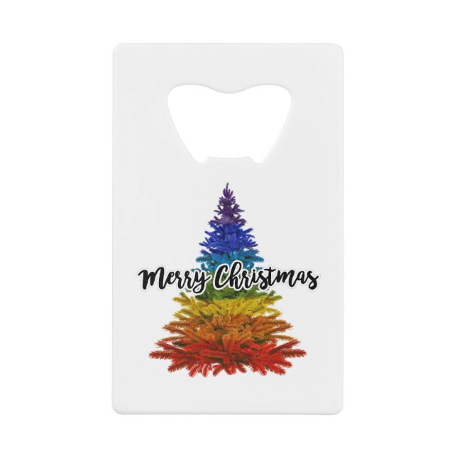 rainbow merry christmas tree (Front)