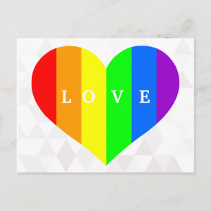 Rainbow Message Postcards