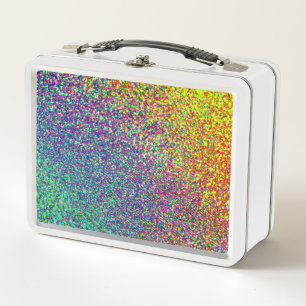 Rainbow Metal Lunch Box