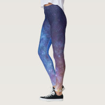 Rainbow Milky Way Galaxy Deep Space Leggings