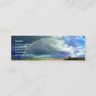 Rainbow Mini Business Card