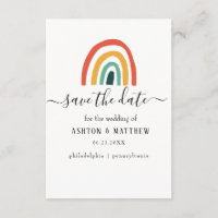 Rainbow,minimal,wedding,coloured