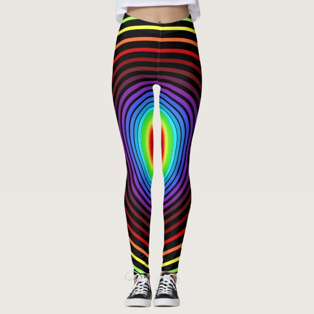 Rainbow Mirage - Choose Your Colours - Leggings (Front)