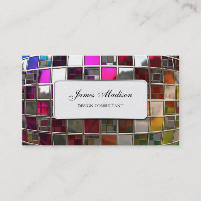 Rainbow Mirror Sequence Business Card (Front)