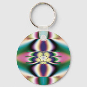 Rainbow Mirrors Key Ring