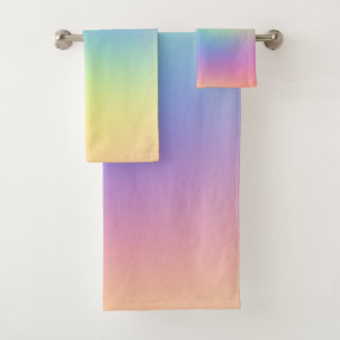 RAINBOW MIST BATHROOM TOWEL SET