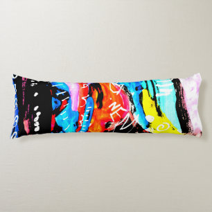 Rainbow mixed body cushion