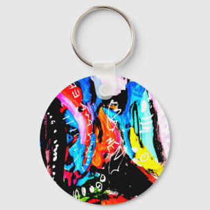 Rainbow mixed key ring