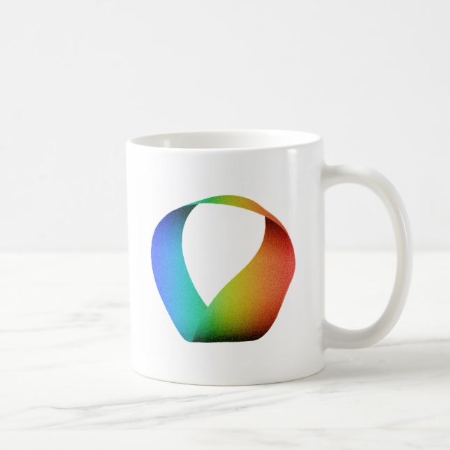 Rainbow Mobius Strip Coffee Mug (Right)