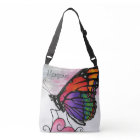 Rainbow Monarch Butterfly Colourful Fantasy Art