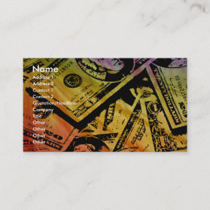 Rainbow Money Business/Profile Card2 Business Card