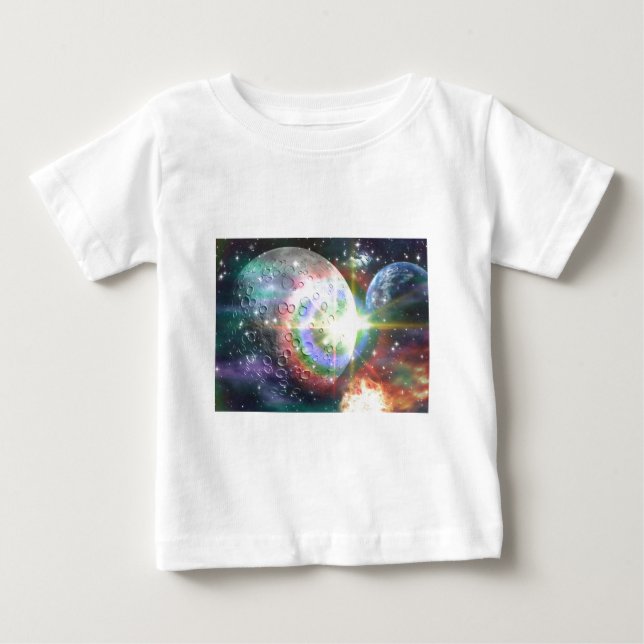 rainbow moon baby T-Shirt (Front)