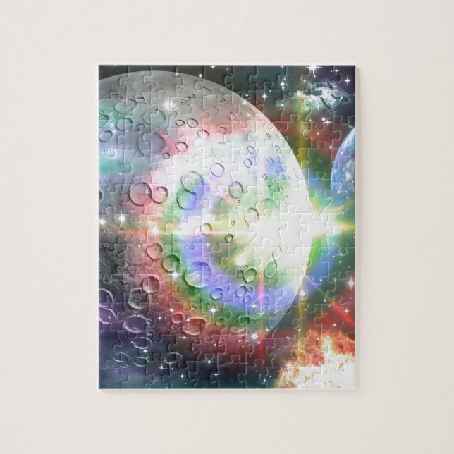 rainbow moon jigsaw puzzle (Vertical)