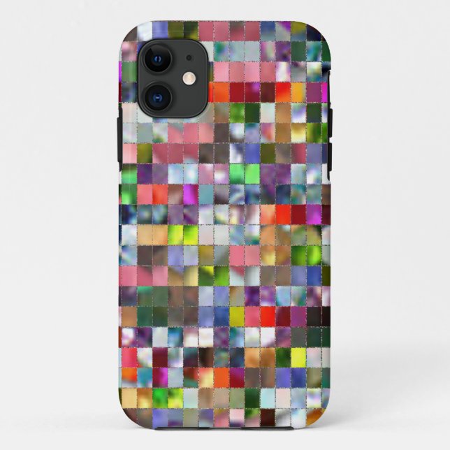 Rainbow Mosaic Case-Mate iPhone Case (Back)
