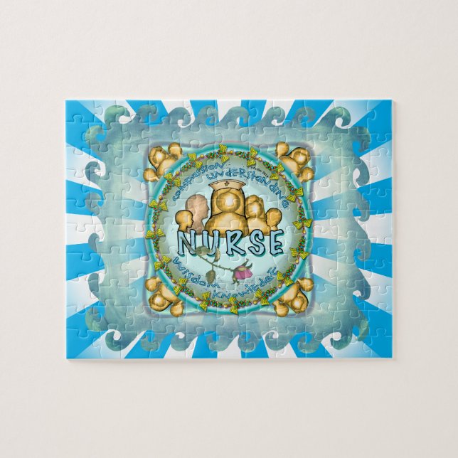 Rainbow motto nurse  jigsaw puzzle (Horizontal)