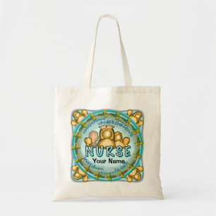 Rainbow Motto Nurse tote bag