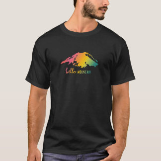 Rainbow Mt Rainier T-Shirt