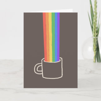Rainbow Mug Card