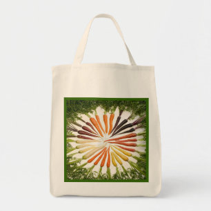 Rainbow Multicolored Carrots Tote Bag
